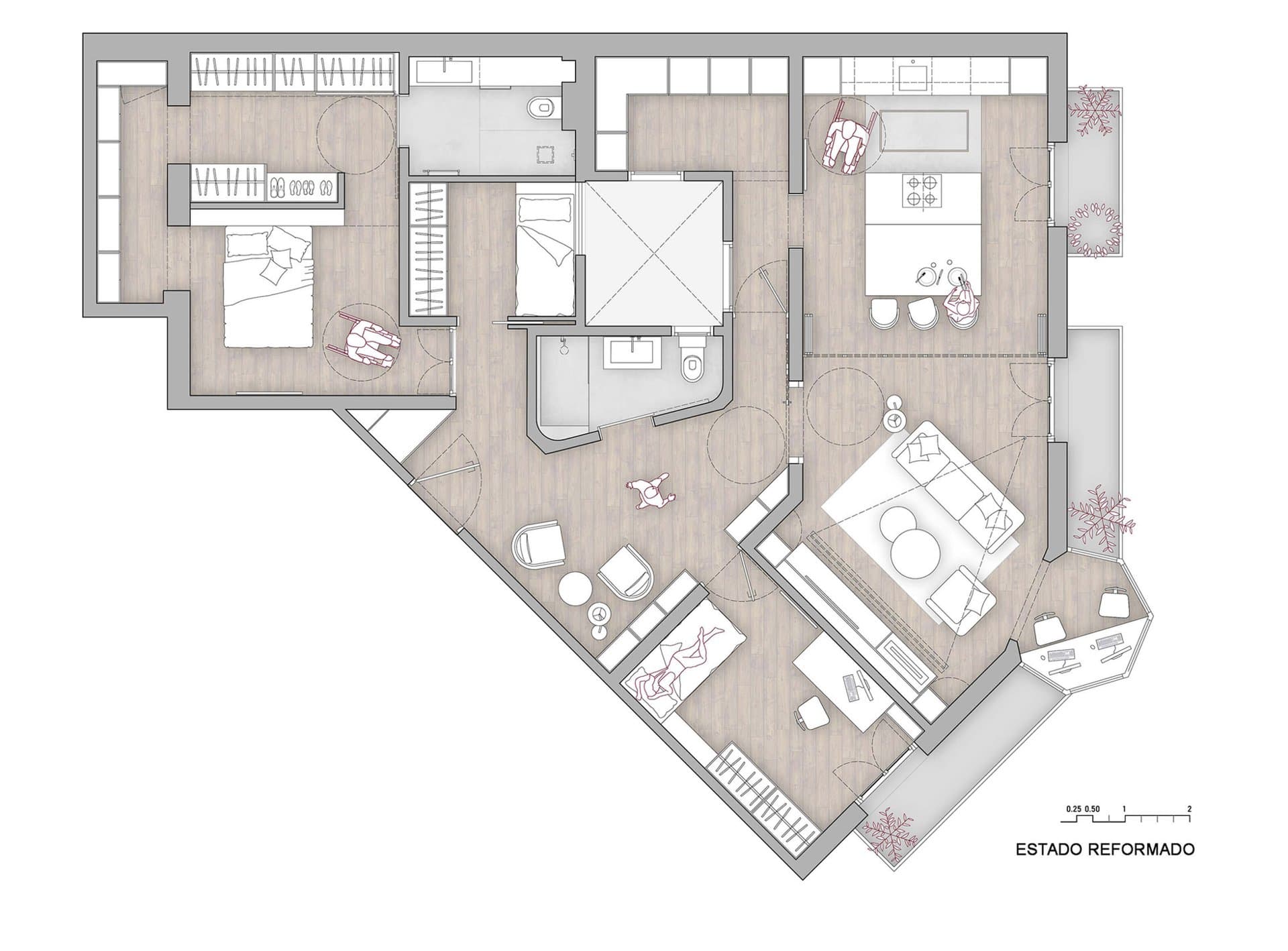 CASA MOOD — Sketches and plans 3