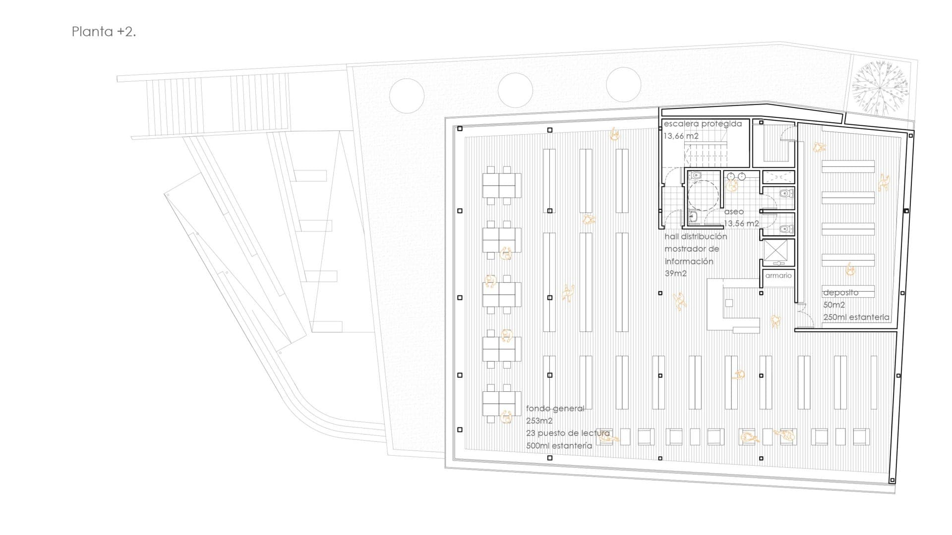 BIBLIOTECA MUNICIPAL BOADILLA — Croquis y planos 6