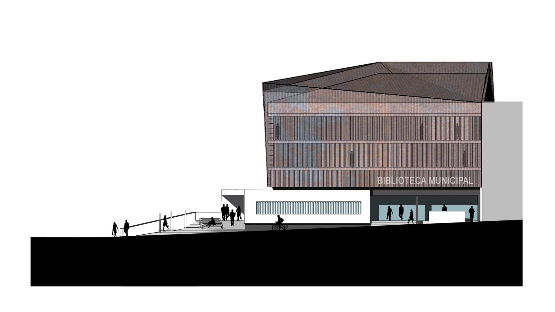 BIBLIOTECA MUNICIPAL BOADILLA — Croquis y planos 2