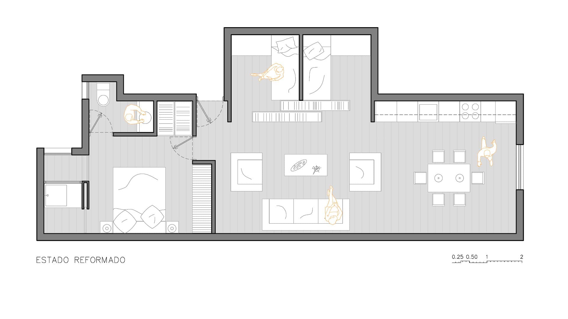 THE APARTMENT — Croquis y planos 5