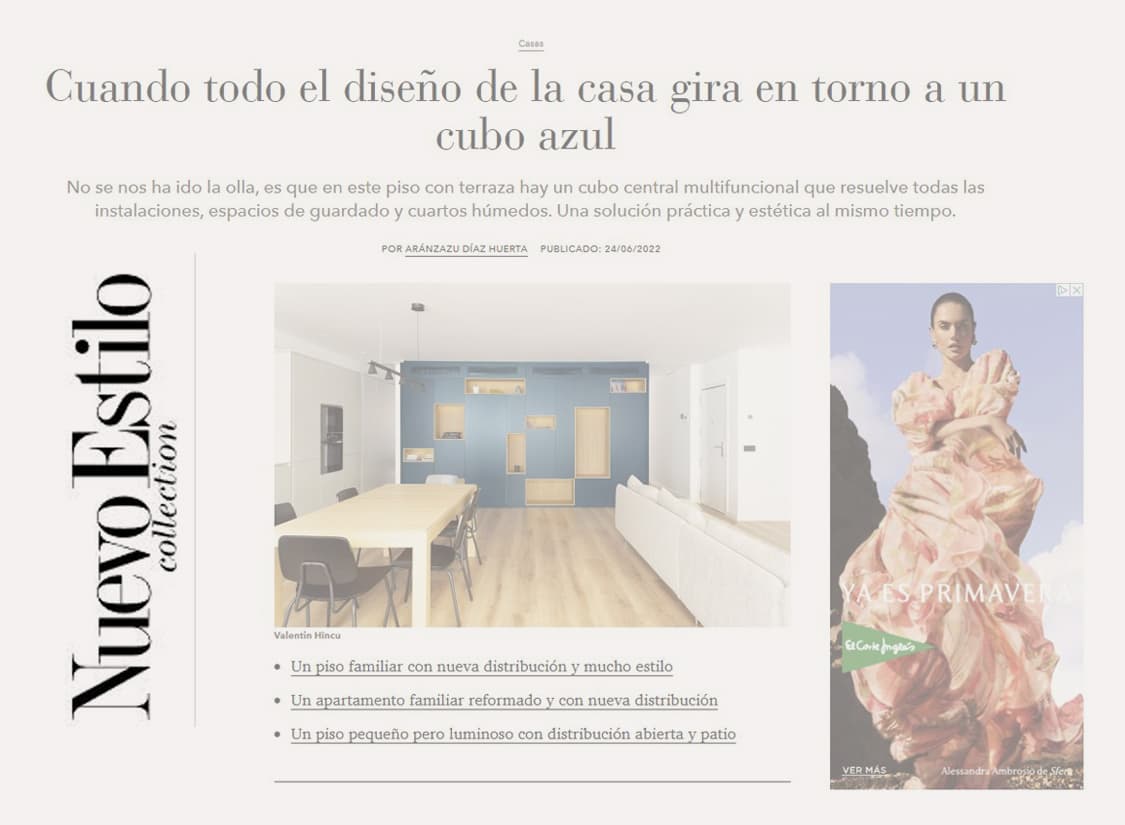 Casa Meq en la revista «Nuevo Estilo»